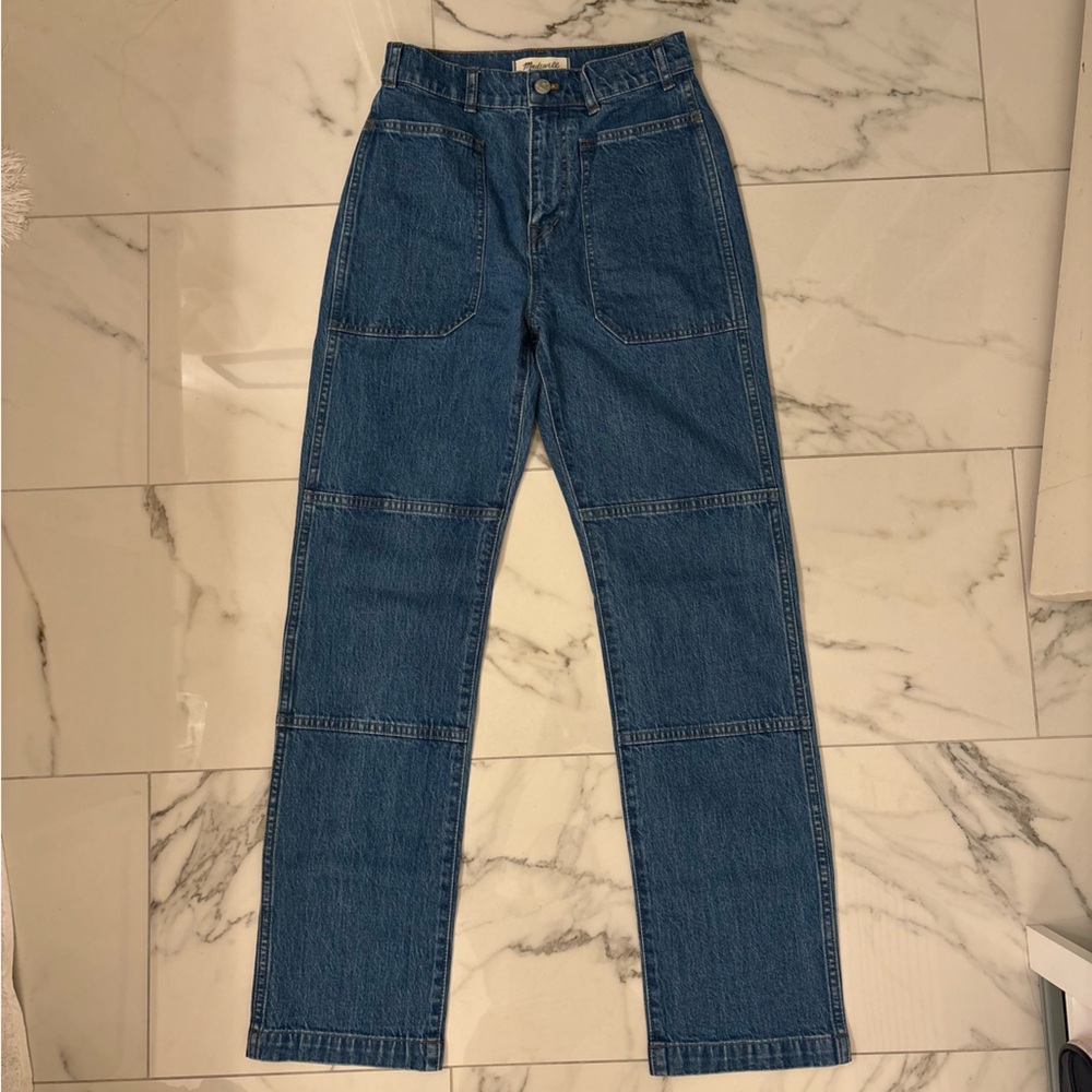 Madewell Hi-Rise patch pocket 90s straight jeans